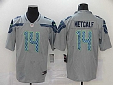 Nike Seahawks 14 D.K. Metcalf Gray Vapor Untouchable Limited Jersey,baseball caps,new era cap wholesale,wholesale hats